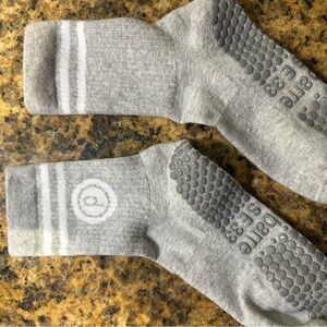 Pure Barre Gray Grip Socks!
